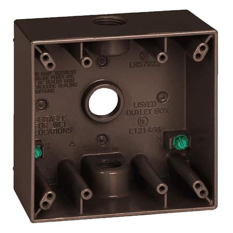 bronze exterior electrical box|Bronze Electrical Boxes at Lowes.com.